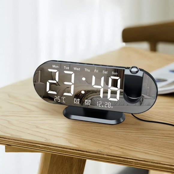 Multifunctional Creative LED Projection Clock - Picture 1 of 16